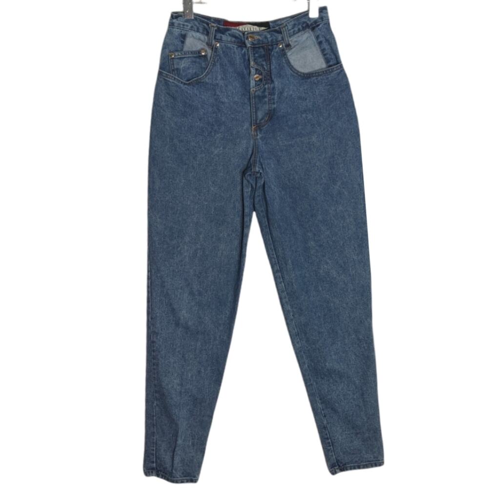 Z. Cavaricci  Vintage 80's Jeans Tapered Style Button Fly High Rise Cotton
